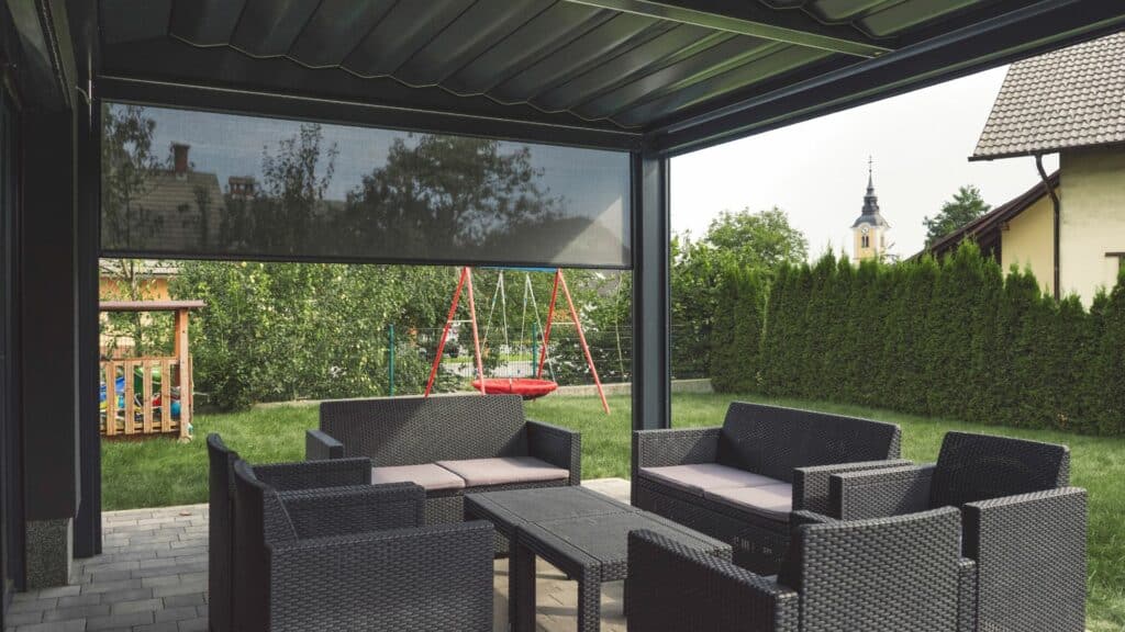 pergola solaire en aluminium