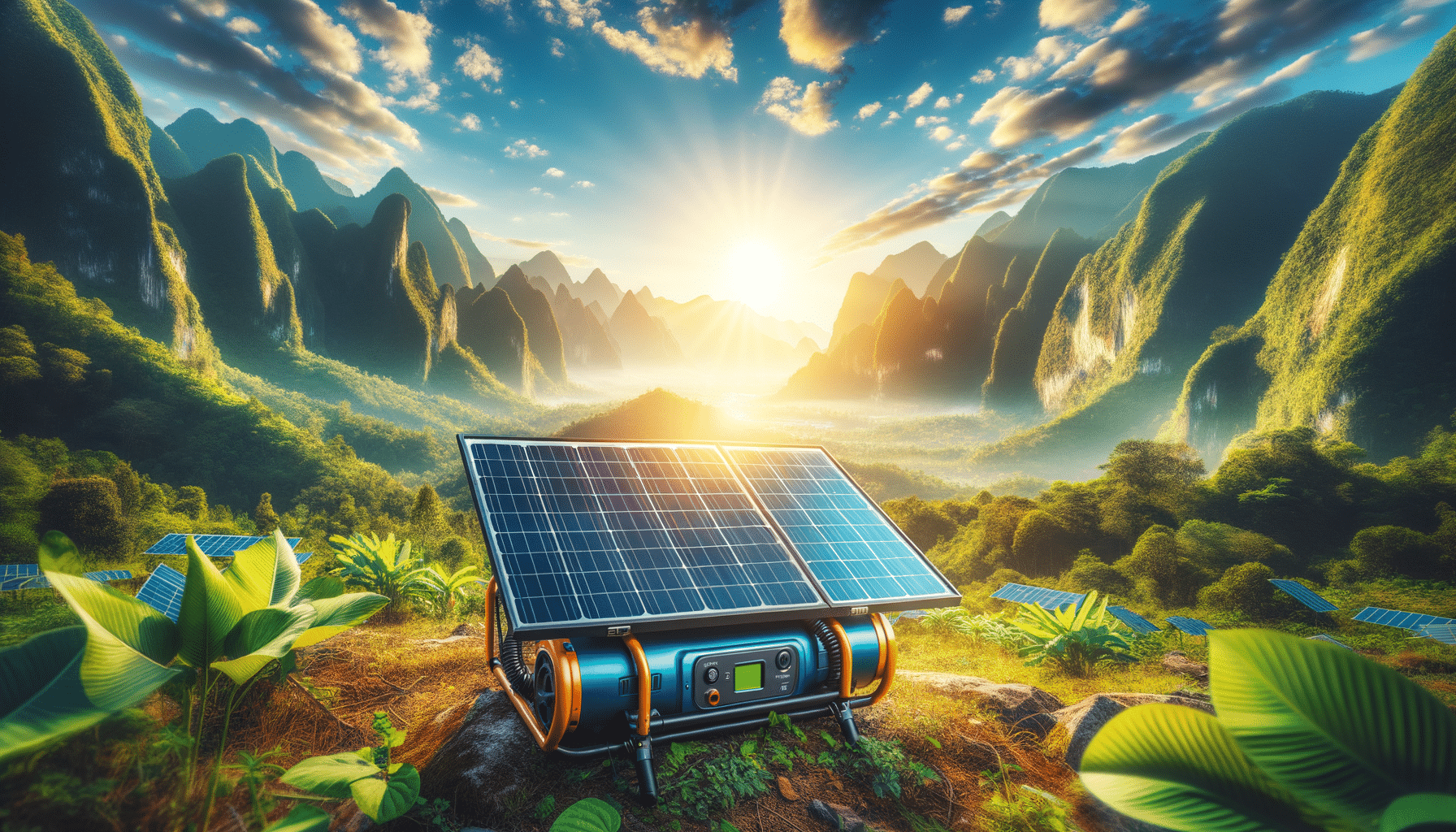 découvrez notre générateur solaire pliable pour une énergie propre et renouvelable. idéal pour vos activités en extérieur et vos déplacements.