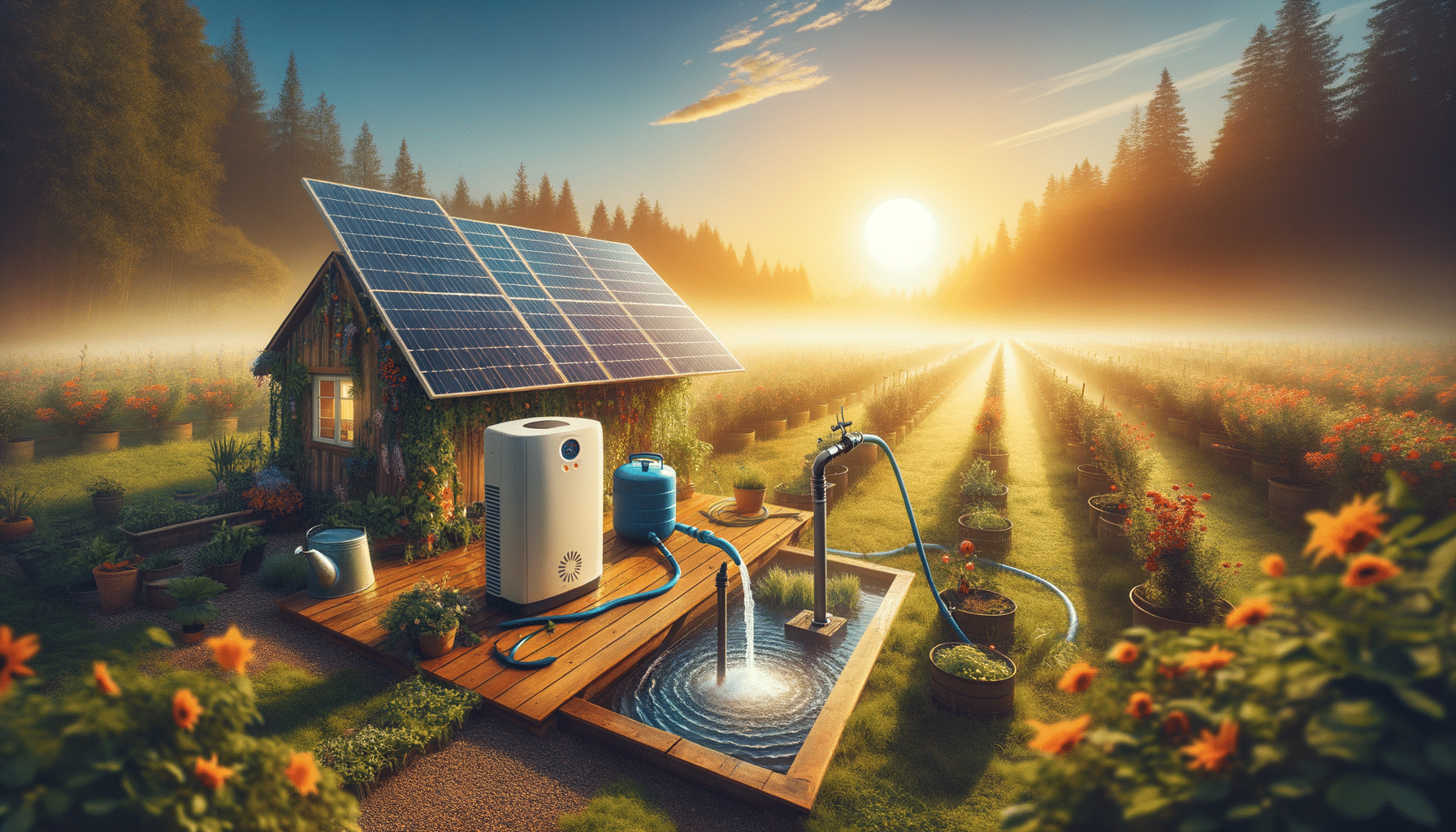 découvrez notre générateur solaire : pompe à eau solaire dédiée à l'arrosage de votre jardin. écologique et pratique, elle fonctionne grâce à l'énergie solaire pour une utilisation responsable et économique.